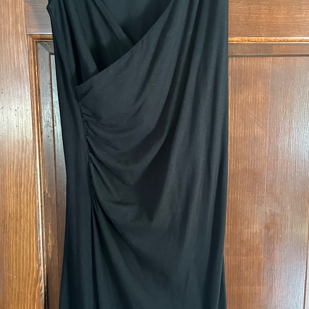 Ralph Lauren Black One Shoulder Sheath Dress Cocktail
